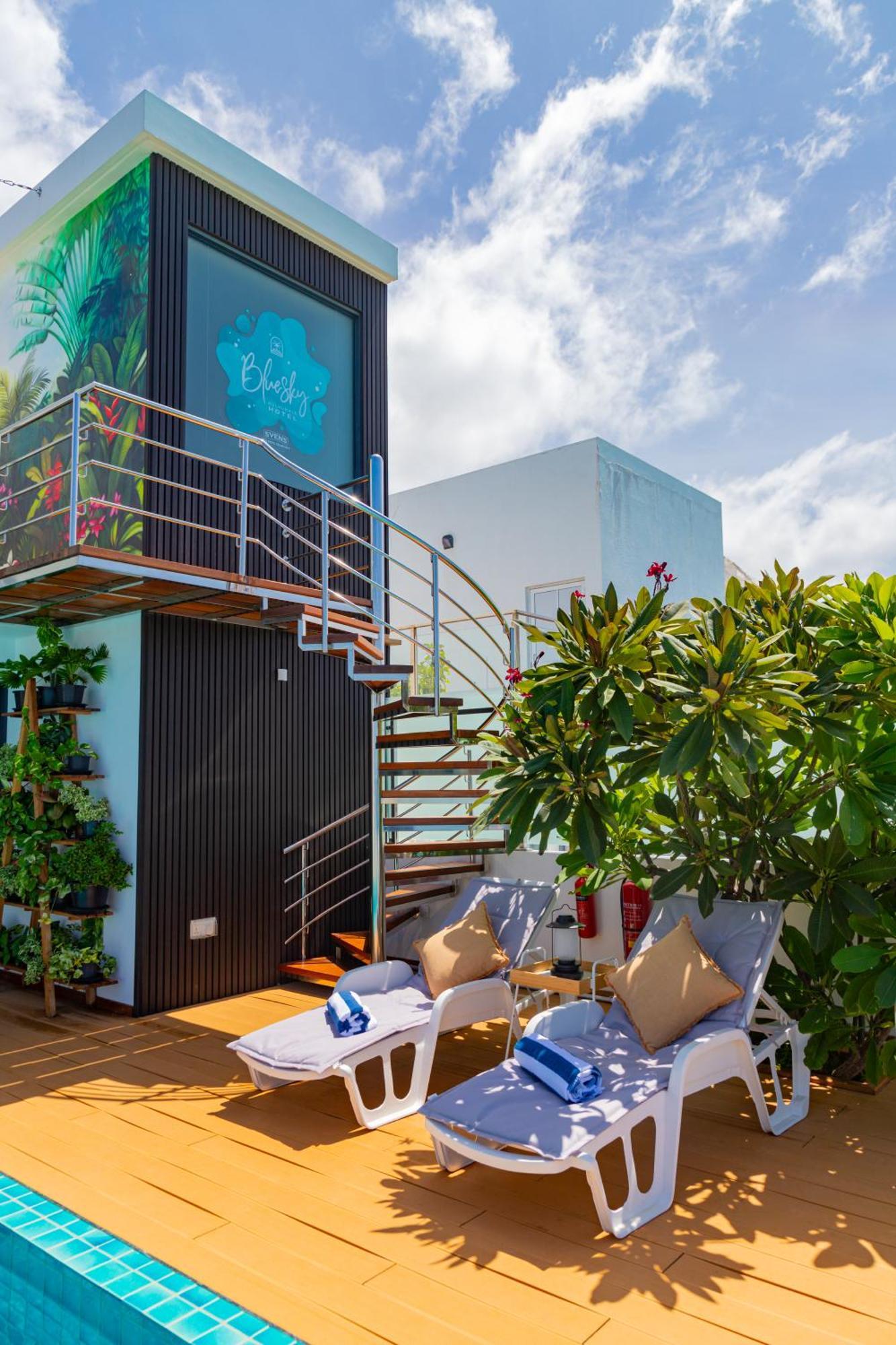 Blue Sky Beach Hulhumale Bagian luar foto